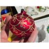 Image 3 : Vintage Christmas glass tree ornaments & mini wreath