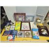 Image 1 : Large collection of household items - pictures, clock, books, solar lights, etc. - most like new