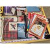 Image 3 : Collection of sewing/knitting items - Patterns, crochet books, yarn, scissors, etc.
