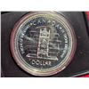 Image 2 : 1977 Canadian "Silver Jubilee" silver dollar, in clam shell case