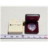 Image 1 : 1980 Canadian "Arctic Expedition" silver dollar, in RCM square case