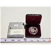 Image 1 : 1983 Canadian "Universaide - Edmonton" silver dollar, in RCM square case