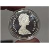 Image 3 : 1988 Canadian "Ironworks" silver dollar, in RCM square case