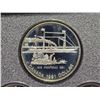 Image 3 : 1991 Canadian double dollar 7 coin specimen set. Includes "Frontenac" silver dollar