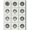 Image 2 : 12 Novelty Panda collector's coins - They are not 1oz silver - Non magnetic, possibly silver plated 