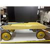 Image 1 : Vintage yellow wooden wagon