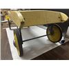 Image 9 : Vintage yellow wooden wagon