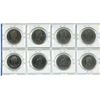 Image 2 : 8 Canadian 1 Dollar Coins - various years