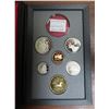Image 2 : 1990 Canadian Year Set in Leather Holder - Missing Second Dollar