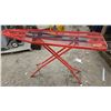 Image 1 : Red metal ironing board