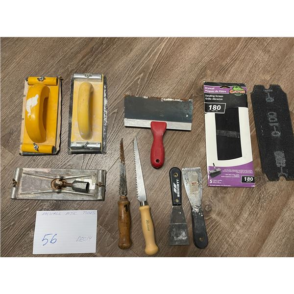 misc. drywall tools