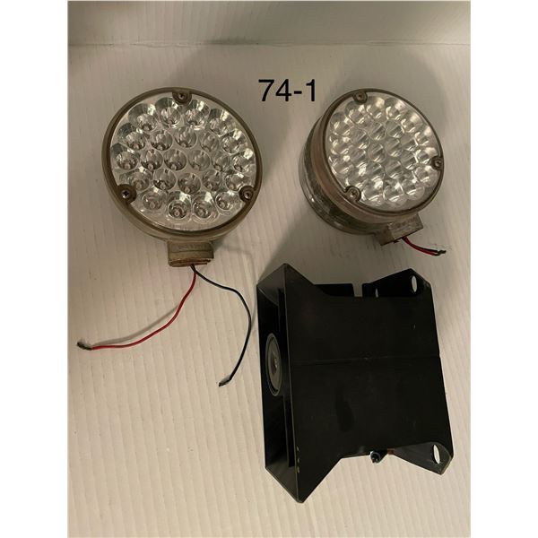back-up alarm, federal signal - LED lights