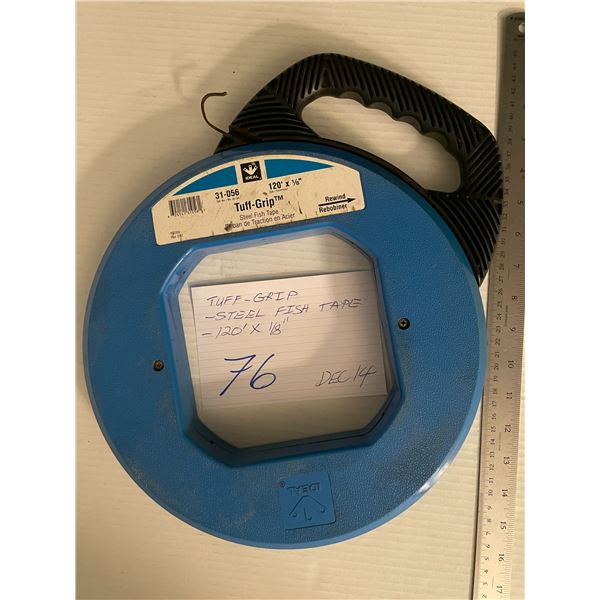 Tuff-Grip steel fish tap 12'x1/8"