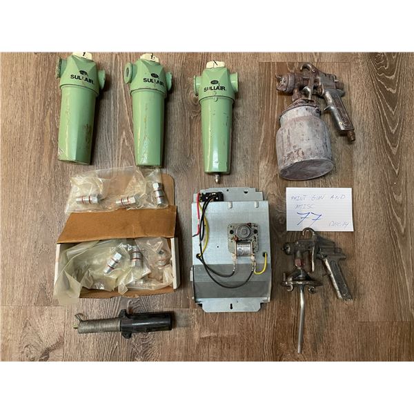 paint gun and misc.