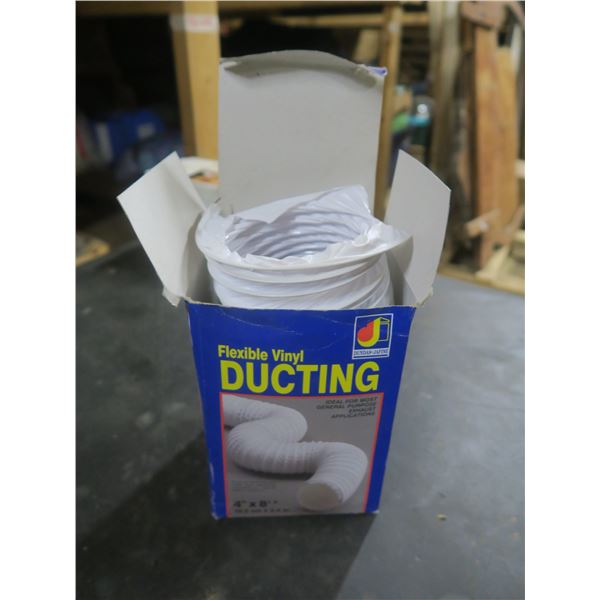 4"x8ft vinyl ducting