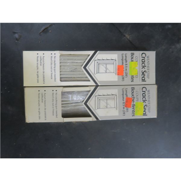 two boxes of crack seal