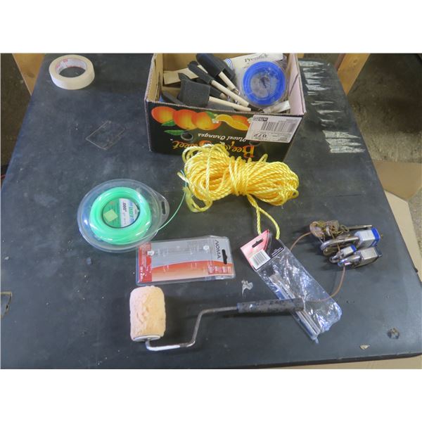 box with assorted hardware