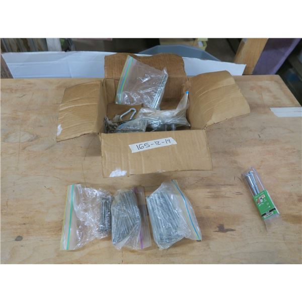 assorted nails and screws