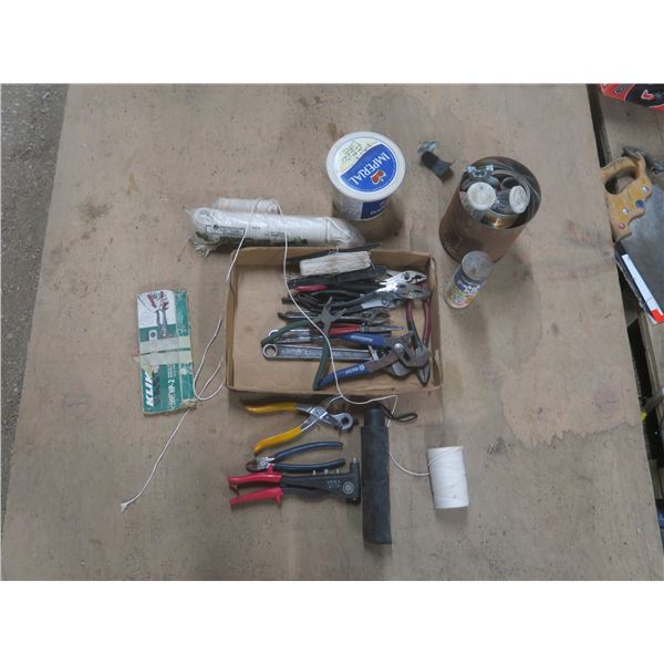 box of assorted hardware