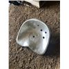 Image 3 : silver antique tractor seat