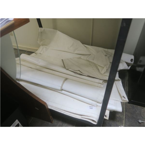 custom white cover for newer 5th wheel camper