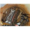 Image 4 : Pail of assorted wrenches