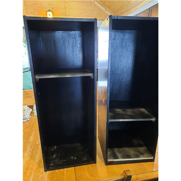 2 Shelf Units with Adjustable Shelves ea. 31"x12"x12"