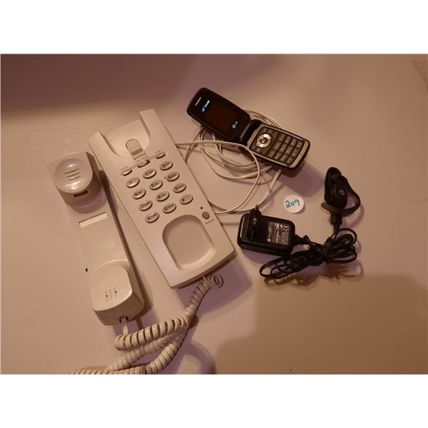 Phones and Motorola Earpiece- C Plug Charger