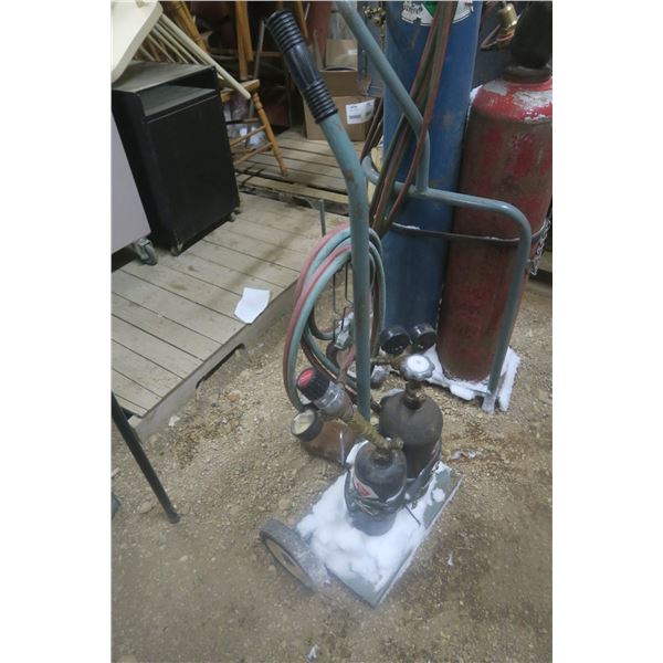 acetylene tank cart