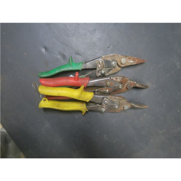 set of 3 tin snips