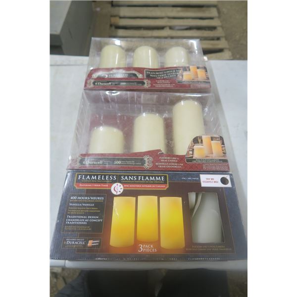 9 flameless led candles