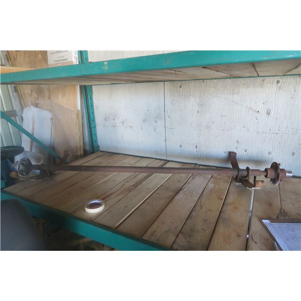 axle with leaf springs