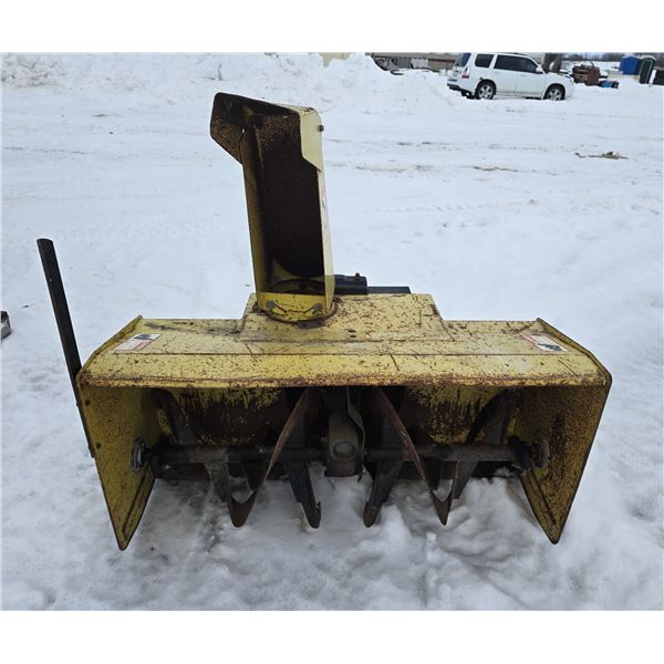 4ft John Deere snowblower