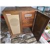 Image 5 : Antique "Silverstone" radio, record player combo - works (41"H x 34.5"W x 18"D)