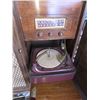 Image 6 : Antique "Silverstone" radio, record player combo - works (41"H x 34.5"W x 18"D)