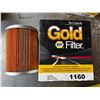 Image 4 : Lot of 6 Gold NAPA Filter (1160).