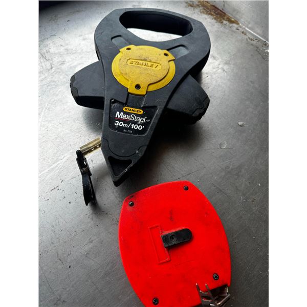 Lufkin and Stanley Measuring Tape.