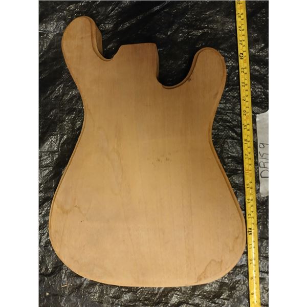 Spanish Cedar Single Piece Guitar Body Unfinished