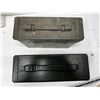 Image 4 : Military Empty AMMO Cartridges Metal Box.