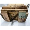 Image 7 : Vintage Wooden Ammo Box .