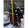Image 3 : Golf clubs with bag.