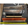 Image 1 : Two Hand Saw and Two Hand Broom Head.