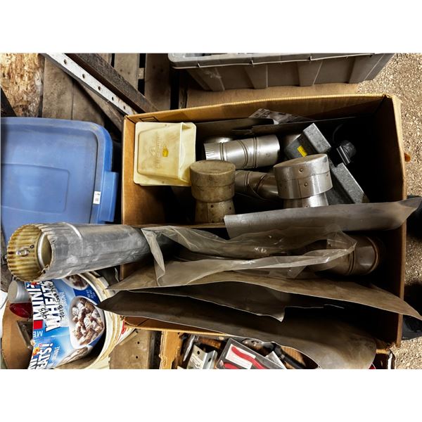 Box of venting plumbing air vents.