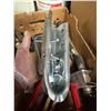 Image 5 : Box of assorted tools and trailer hitches.