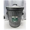Image 1 : Great West Galvanized Bin with Lid.
