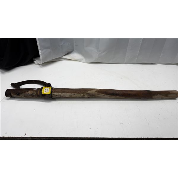 Vintage Log Cant Hook (Height 3.5 ft).