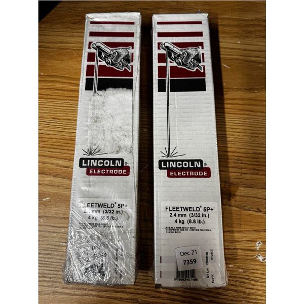 Two Box of Lincoln Electrode. (Sealed Pack)
