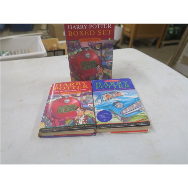 2 harry potter books- very good condition