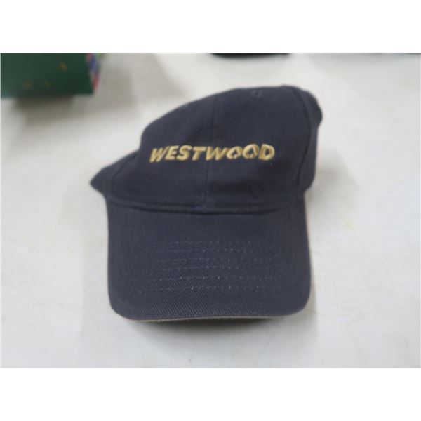 navy west wood hat
