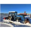Image 1 : 1970's Universal 445 tractor with bucket and snowblower - running